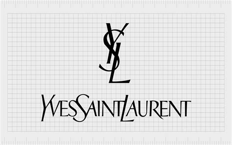 ysl metal logo insignia|ysl logo evolution.